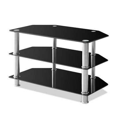 home furniture simple design glass tv stand