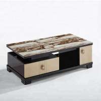 rectangle wooden led tv stand furniture with showcase