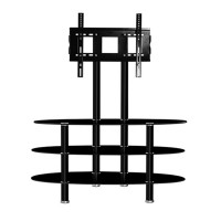 2019 new model glass metal tv stand